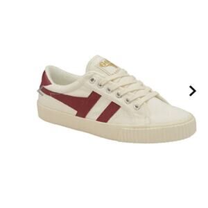 Gola Vegan Classics Womens Mark Cox Sneakers Size: US 9 Off White Deep Red